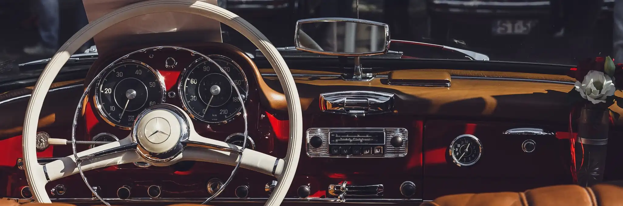 Old car dashboard by Dawid Zawila on Unsplash